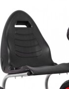 Gokart Kart cu pedale si roti gonflabile air rosu
