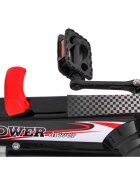 Gokart Kart cu pedale si roti gonflabile air rosu