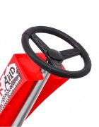 Gokart Kart cu pedale si roti gonflabile air rosu