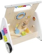 Goki Antepremergator din lemn KiddyCruiser cu centru de activitati 9 luni+