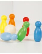 Goki Joc de popice din lemn cu 7 piese Multicolor 3 ani+