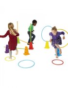 Gonge Set 6 bastoane pentru activitati motorii 100 cm