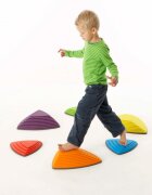 Gonge Set 6 piese pentru motricitate echilibru Pietre de rau