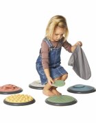 Gonge Set de 5 perechi de discuri tactile in culori nordice