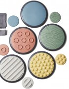 Gonge Set de 5 perechi de discuri tactile in culori nordice