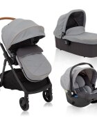 GRACO Carucior Near2Me Steeple Grey sistem 3 in 1 i-Size