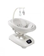 GRACO Leagan electric Eluma Sway alb Rori pentru bebelusi cu tehnologie inteligenta de detectare a plansului