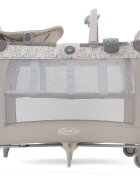 GRACO Patut Contour Electra Daydream cu masuta de infasat arcada cu jucarii roti saltea pliabila si geanta de transport