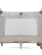 GRACO Patut Contour Electra Daydream cu masuta de infasat arcada cu jucarii roti saltea pliabila si geanta de transport