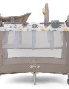 GRACO Patut pliabil Contour Electra Bear Tales cu masuta de infasat arcada cu jucarii roti saltea pliabila si geanta de transport