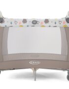 GRACO Patut pliabil Contour Electra Bear Tales cu masuta de infasat arcada cu jucarii roti saltea pliabila si geanta de transport