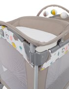 GRACO Patut pliabil Contour Electra Bear Tales cu masuta de infasat arcada cu jucarii roti saltea pliabila si geanta de transport