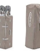 GRACO Patut pliabil Contour Electra Bear Tales cu masuta de infasat arcada cu jucarii roti saltea pliabila si geanta de transport