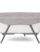 GRACO Patut Side by Side 2 in 1 Fossil pliabil cu saltea matlasata inclusa cos depozitare geanta de transport