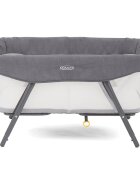 GRACO Patut Side by Side 2 in 1 Pearl pliabil cu saltea matlasata inclusa cos depozitare geanta de transport