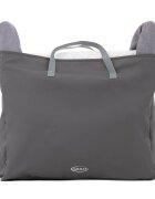 GRACO Patut Side by Side 2 in 1 Pearl pliabil cu saltea matlasata inclusa cos depozitare geanta de transport