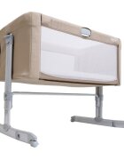 GRACO Patut Sweet2Sleep Oatmeal reglabil pe inaltime roti cu blocare pliabil