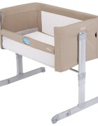 GRACO Patut Sweet2Sleep Oatmeal reglabil pe inaltime roti cu blocare pliabil