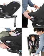 GRACO Scaun auto pentru copii Midnight rotativ 360 Turn2Me Dlx i-Size testat ADAC