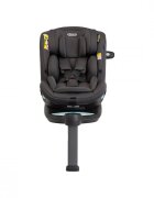 GRACO Scaun auto pentru copii Turn2Me Grow Iron 40-125 cm certificata R129 si testat ADAC