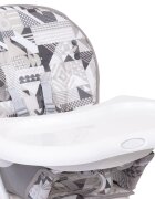 GRACO Scaun de masa Snack N Stow Patchwork Grey