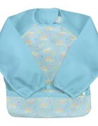 Green Sprouts Bavetica multifunctionala cu maneci lungi Aqua Rainbows 12-24 luni