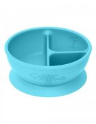 Green Sprouts Bol de nvatare compartimentat Learning Bowl Divided Aqua