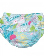 Green Sprouts by iPlay Slip fete refolosibil SPF 50+ cu capse si volanase Aqua Coral Reef 12 luni