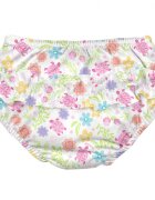 Green Sprouts by iPlay Slip fete SPF 50+ refolosibil cu capse si volanase White Turtle Floral 3T