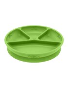 Green Sprouts Farfurie de invatare compartimentata Learning Plate Divided Green