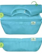 Green Sprouts Set 3 bavetele Easy Wear Snapn Go Bee