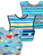 Green Sprouts Set 3 bavetele Easy Wear Snapn Go Dinosaurs