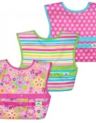 Green Sprouts Set 3 bavetele Easy Wear Snapn Go Flower Field