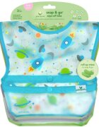 Green Sprouts Set 3 bavetele impermeabile Wipe off Aqua Space