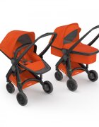 Greentom Carucior 2 in 1 100 Ecologic Black Orange