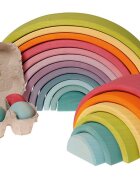 Grimm's Spiel und Holz Design Set de 6 bile mari pastel
