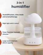 GRUNDIG Umidificator si difuzor de arome cu lumina led Rain Cloud