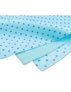 GrunSpecht Scutece bumbac 70X70 cm 3 buc Bleu Gruenspecht 167-V2