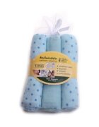 GrunSpecht Scutece bumbac 70X70 cm 3 buc Bleu Gruenspecht 167-V2
