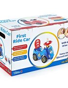 Guclu Toys Ride-On pentru copii fara pedale First Ride Red recomandat copiilor de la 12 luni spatar cu functie de impingere spatiu de depozitare jucarii sub scaun