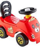 Guclu Toys Ride-On pentru copii fara pedale First Ride Red recomandat copiilor de la 12 luni spatar cu functie de impingere spatiu de depozitare jucarii sub scaun