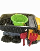Guclu Toys Set Camion cu galetusa lopatica si grebla 24 x 44 x 30 cm Black