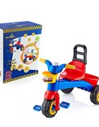 Guclu Toys Tricicleta pentru copii Sweet Red cu claxon cos pentru accesorii pedale plastic de inalta calitate de la 3 ani