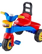 Guclu Toys Tricicleta pentru copii Sweet Red cu claxon cos pentru accesorii pedale plastic de inalta calitate de la 3 ani