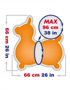 Gymnic Calut saltaret pentru copii Rody Max portocaliu