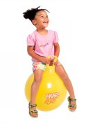 Gymnic Minge cu maner 45 cm galbena pentru copii