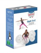 Gymnic Minge fizioterapie transparenta Opti Ball diametru 55 cm