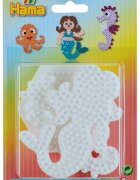 Hama Lumea sirenei set de 3 plansete pentru margele midi in blister cu agatator