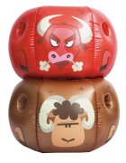 HAPE Joc Sumo cu 2 animale gonflabile Blow-up Bumper Balls