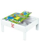 HAPE Masa din lemn reversibila pentru depozitarea trenurilor de jucarie